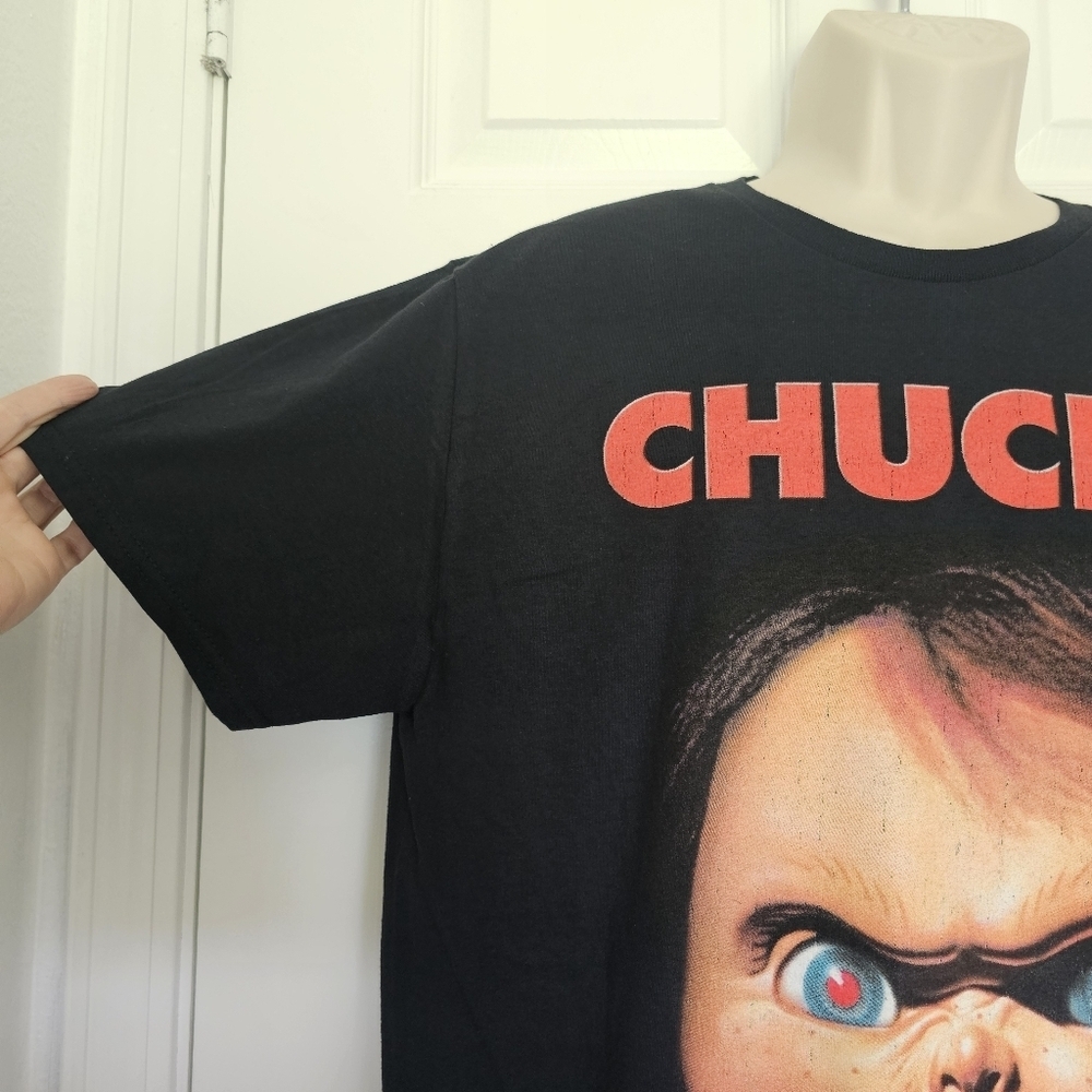 CHUCKY Crewneck Short Sleeve Graphic T-Shirt Size L - Picture 5 of 9